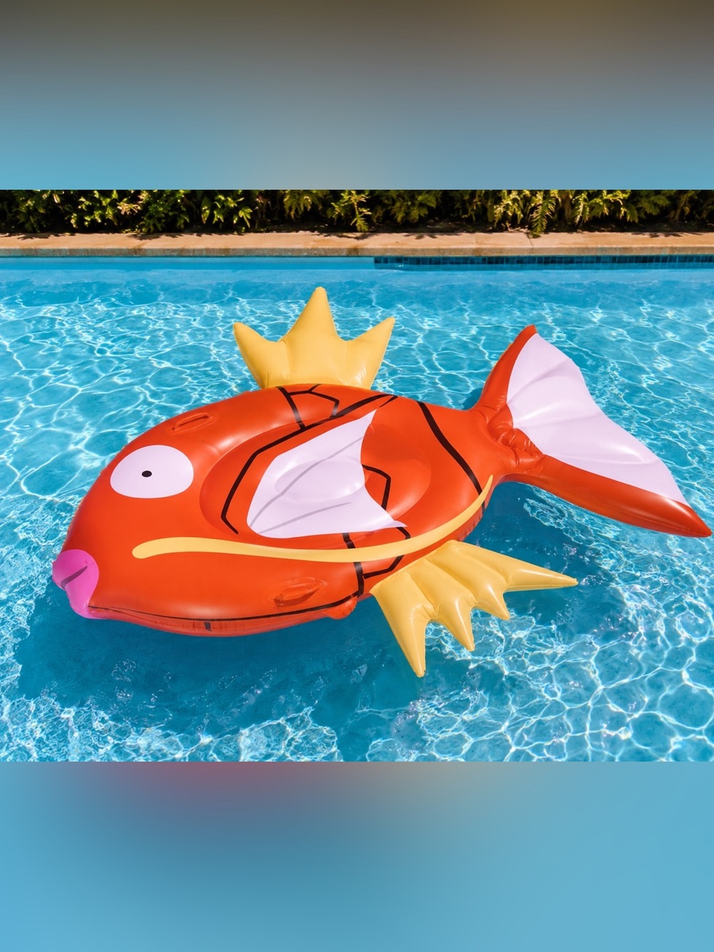 Pokemon Center Magikarp Giant Pool Float Collectible Inflatable Beach Raft NWT